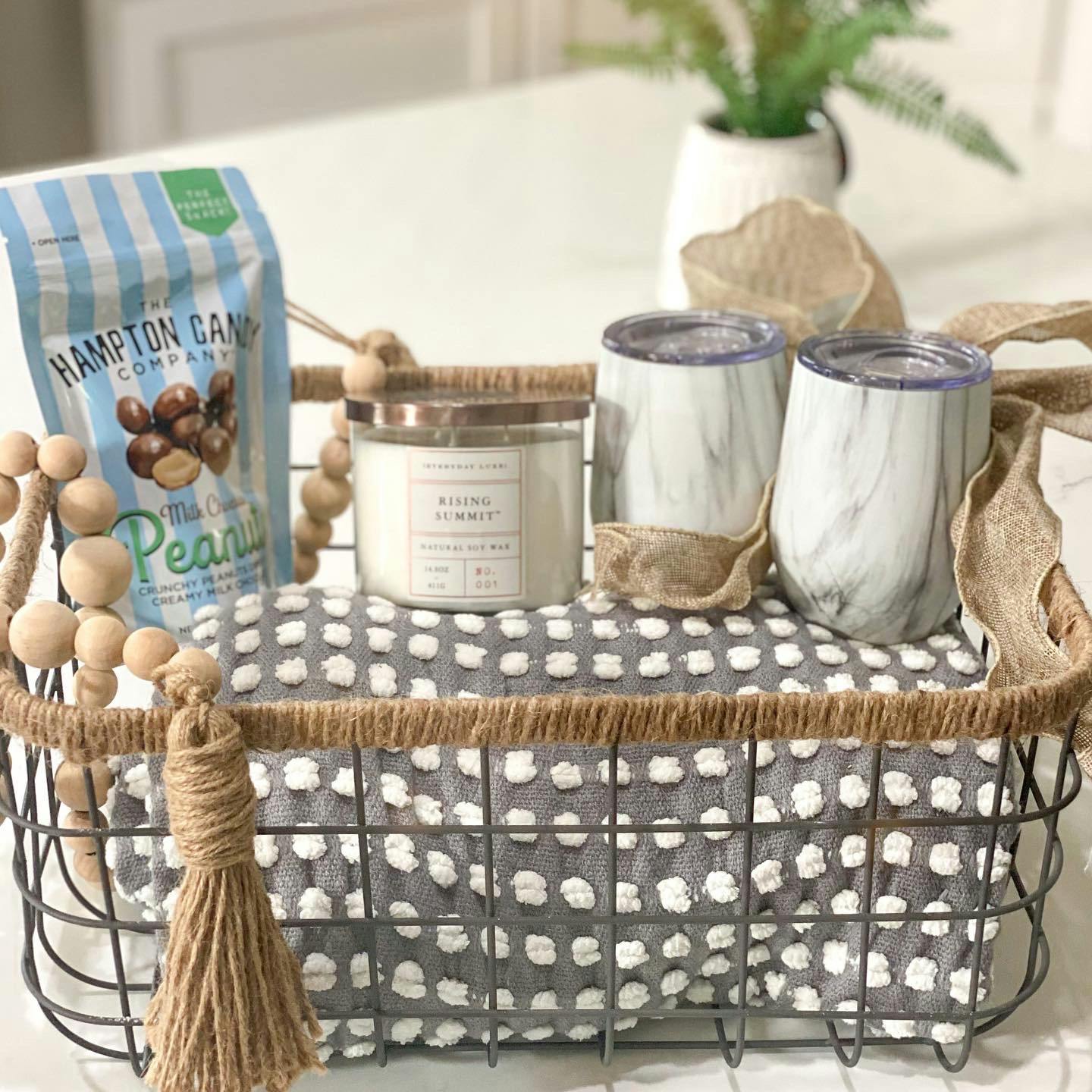 Warm and Cozy gift basket 