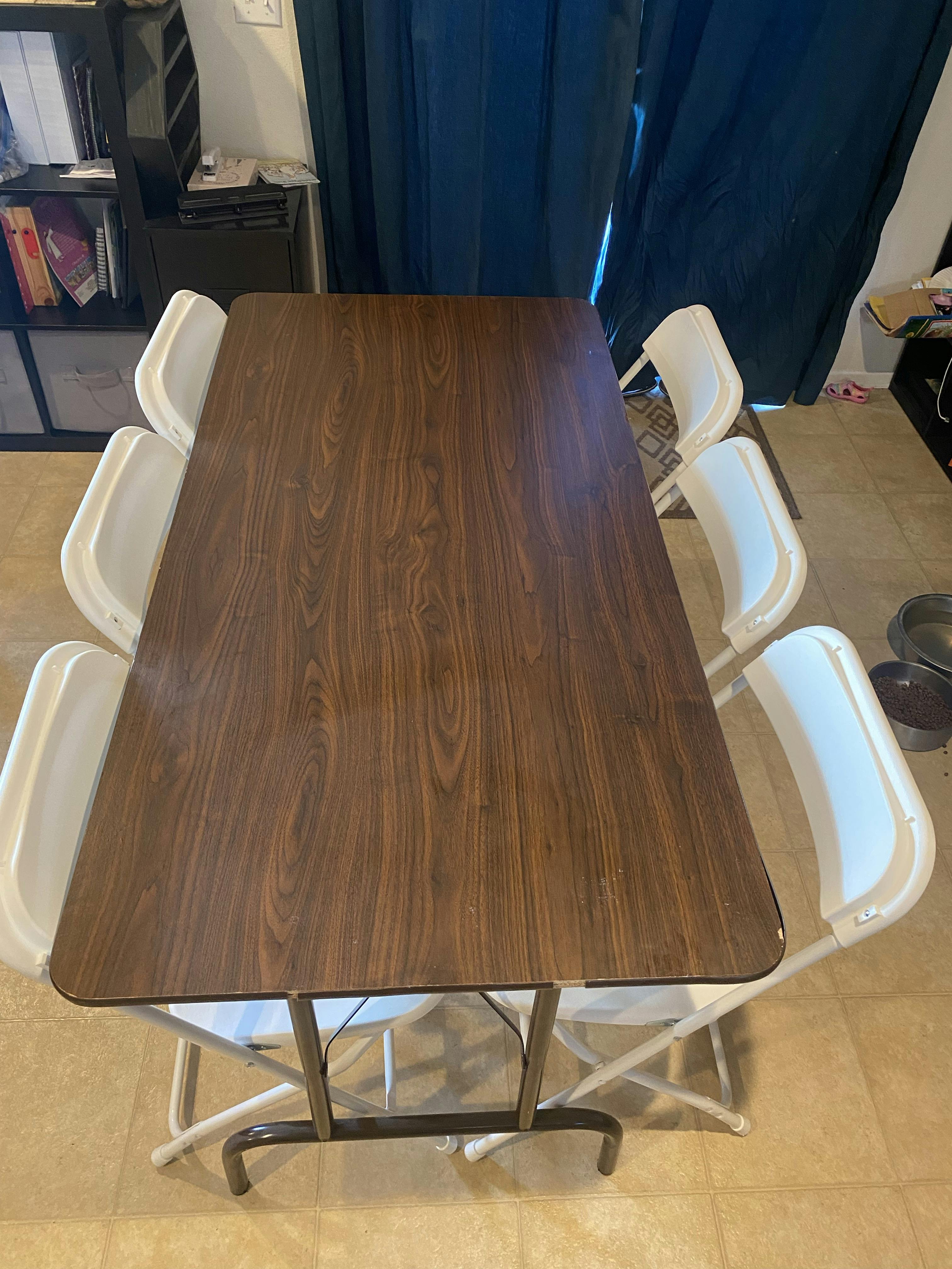 6ft banquet table