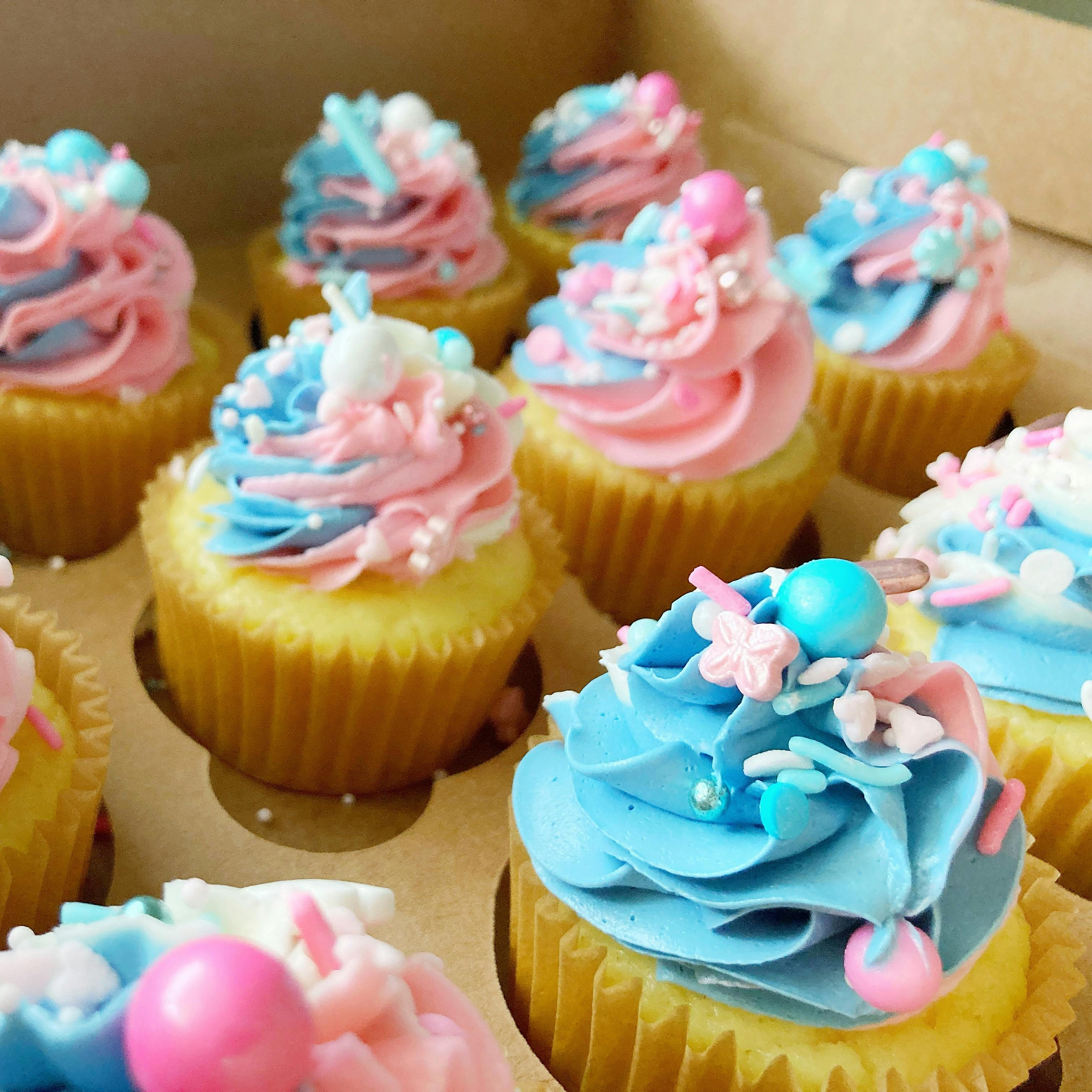 Gender Reveal Cupcakes (2 dozen)