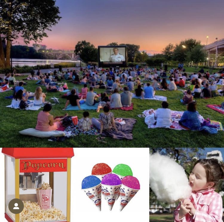 Outdoor Movie Theater: 3 hour package