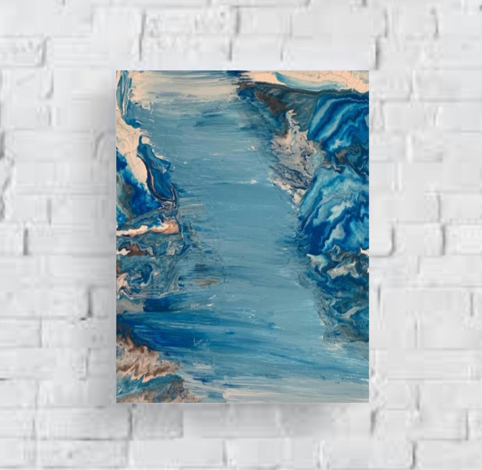 Simply Ocean Print (With Frame)