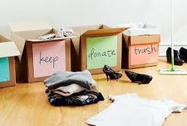 One area/room organize or declutter 
