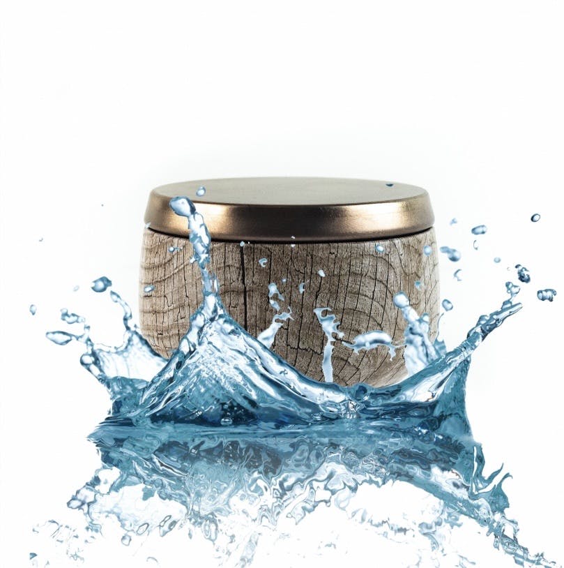 Mens Cool Water Type Scented Soy Candle