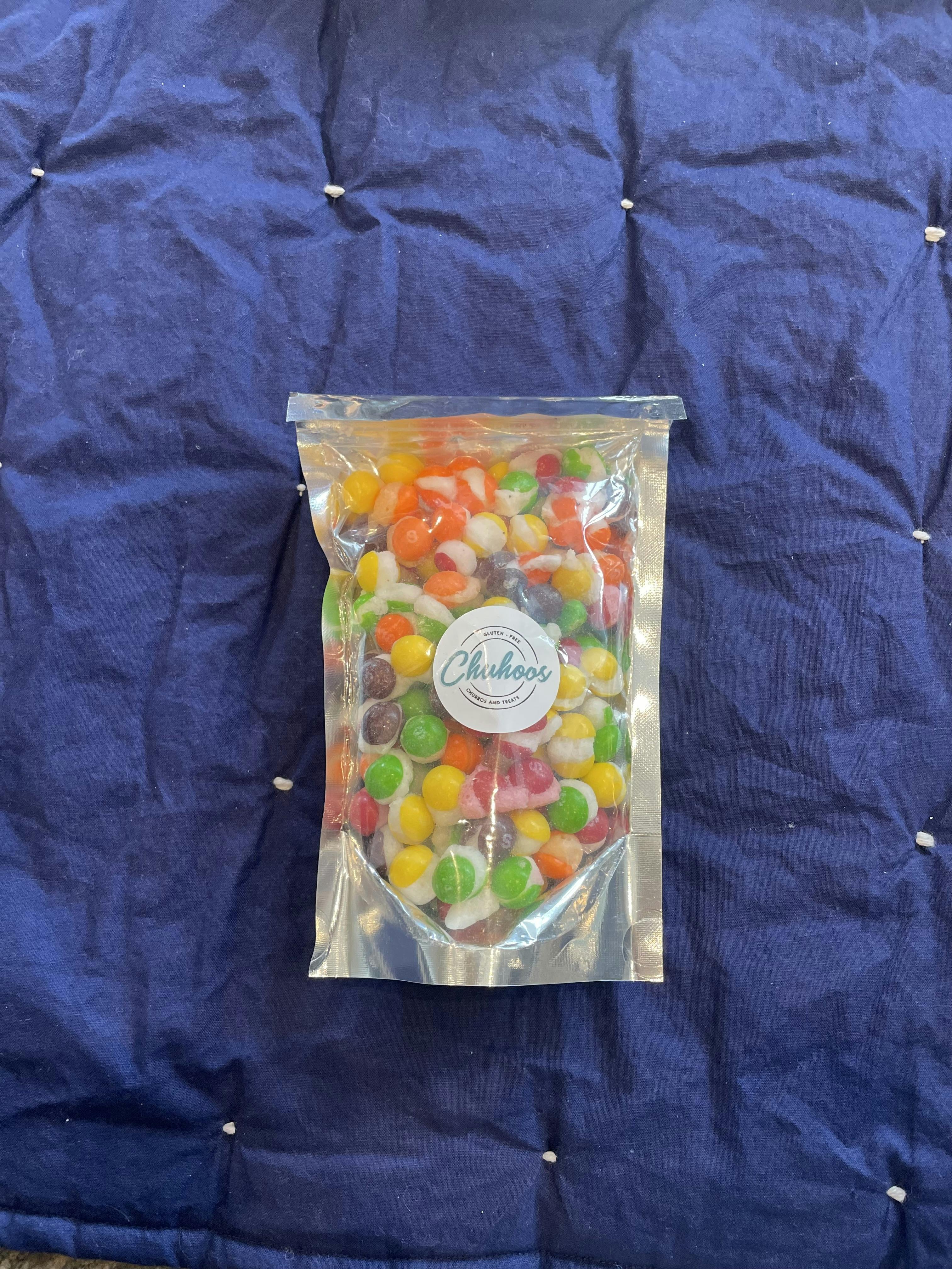 Freeze dried skittles 