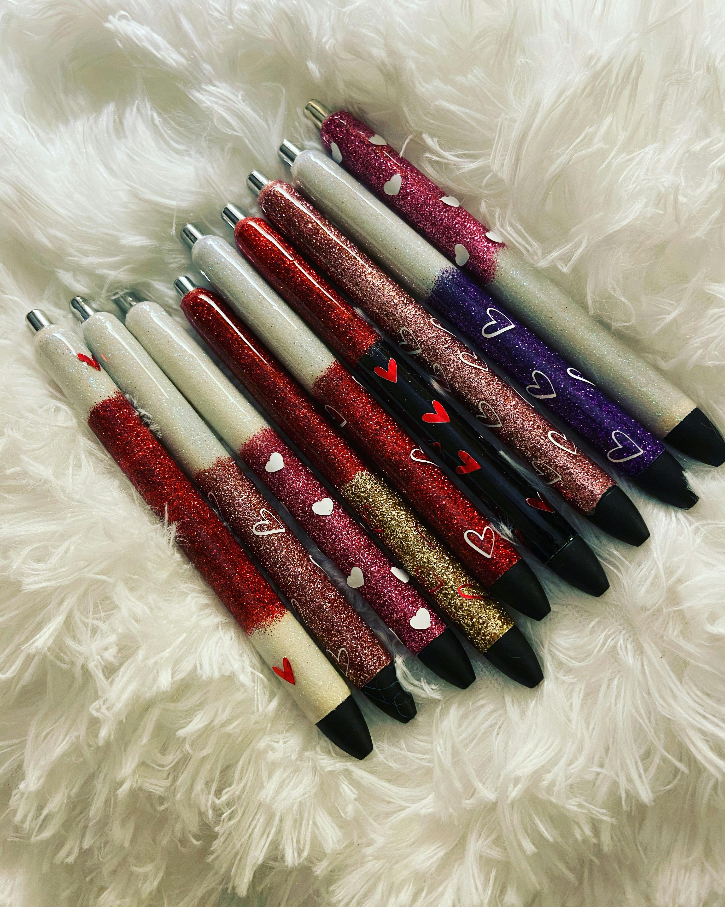 Personalized Glitter Pens 