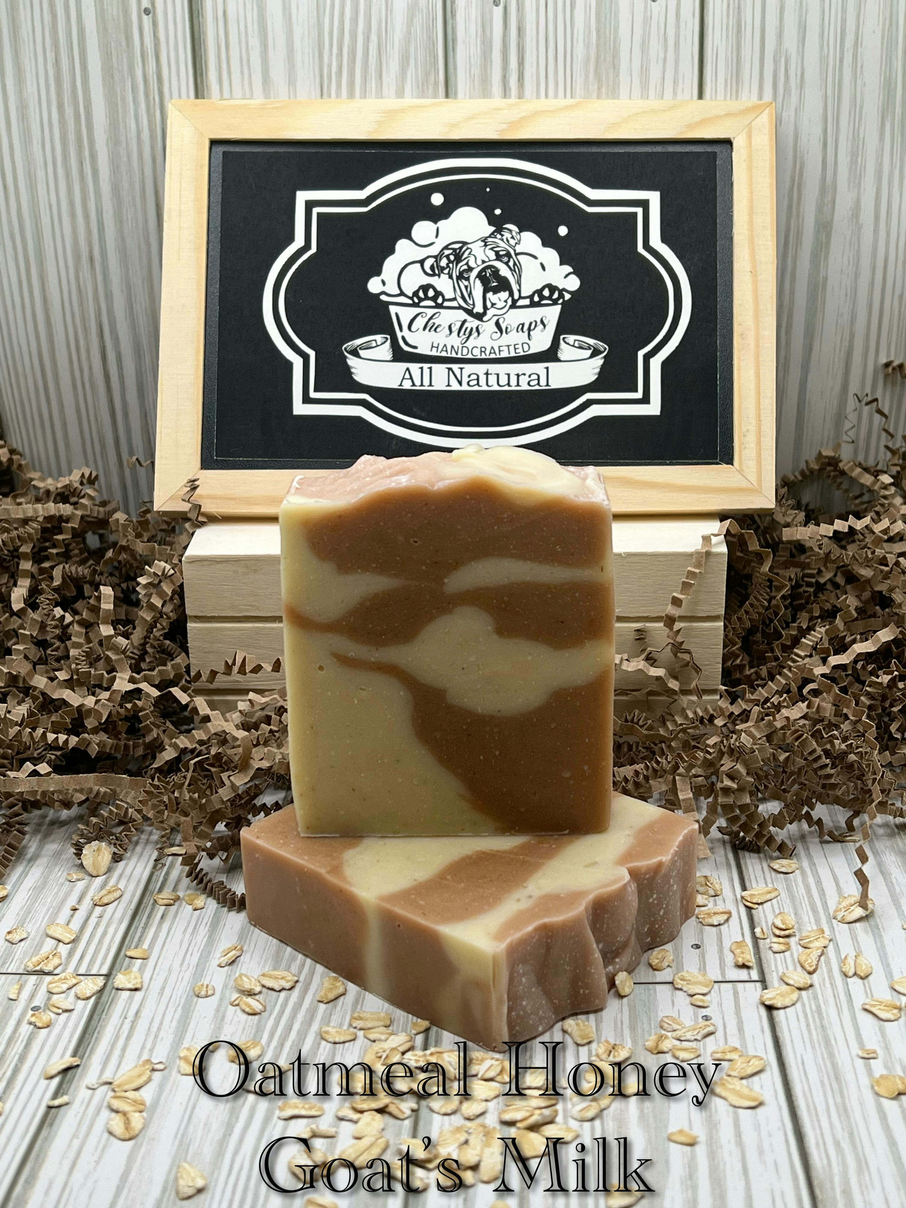 Oatmeal Honey Goats Milk - Cold Processed Soap
