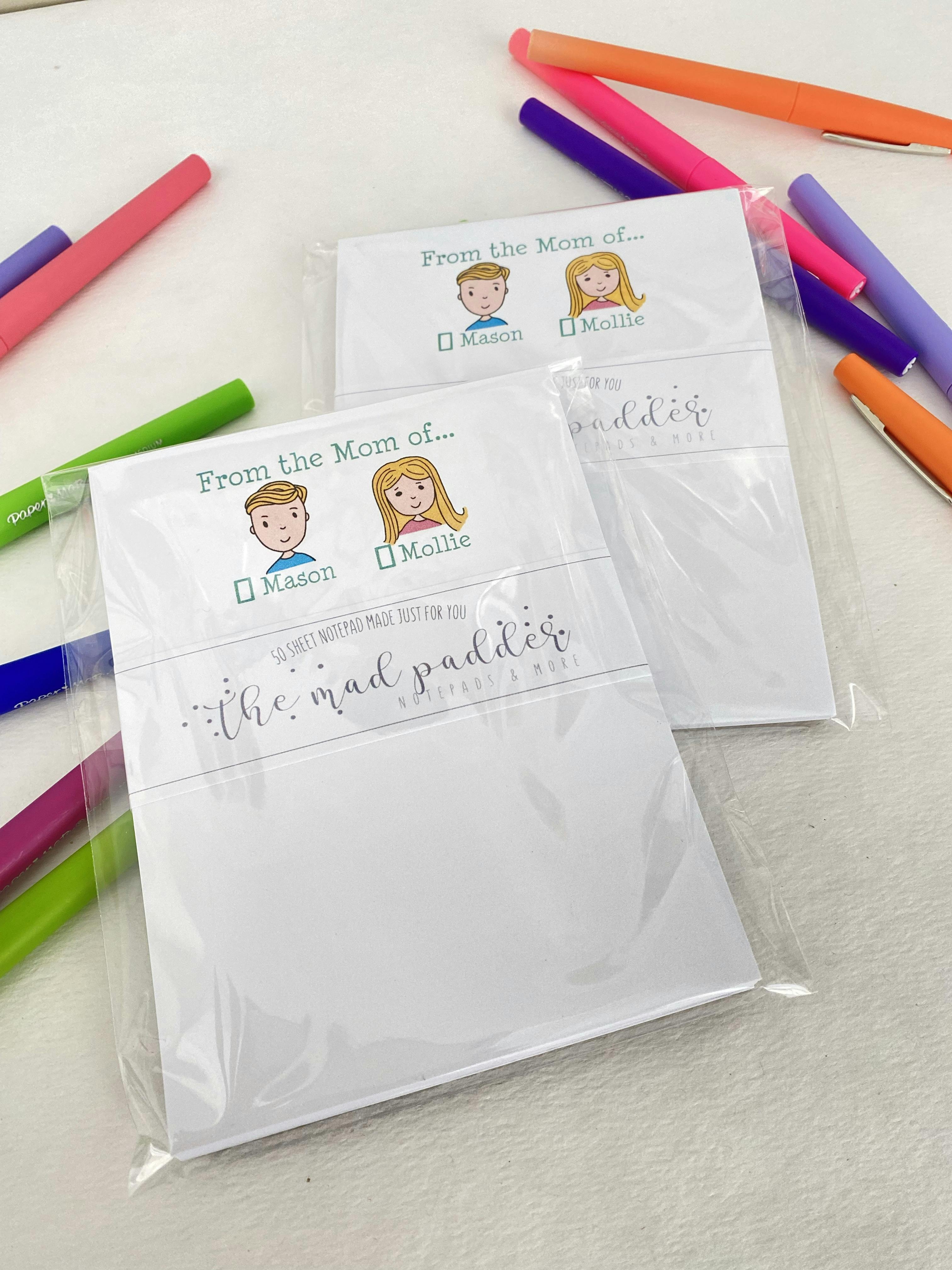 From The Mom of… Personalized Notepad	