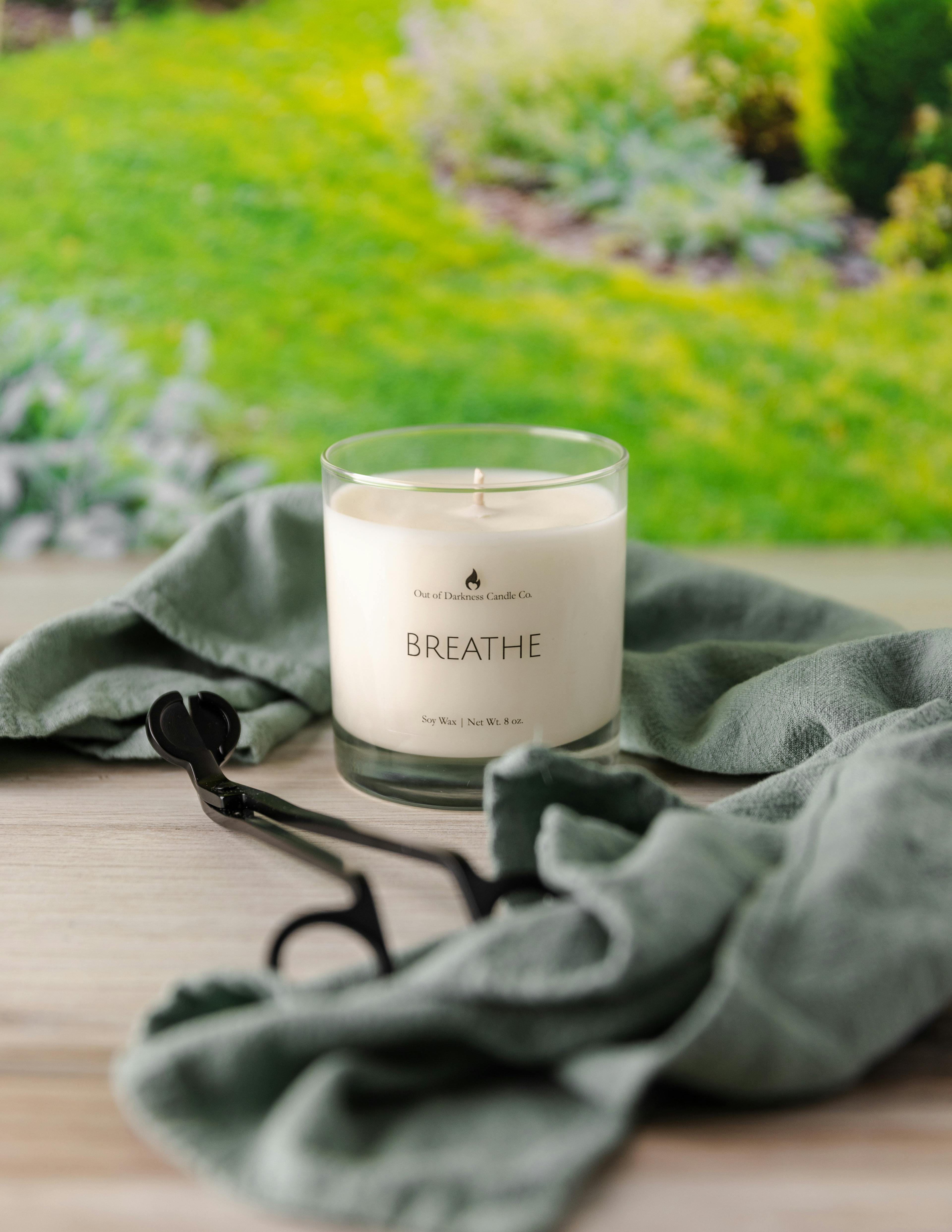 Breathe Peppermint & Eucalyptus Soy Candle 