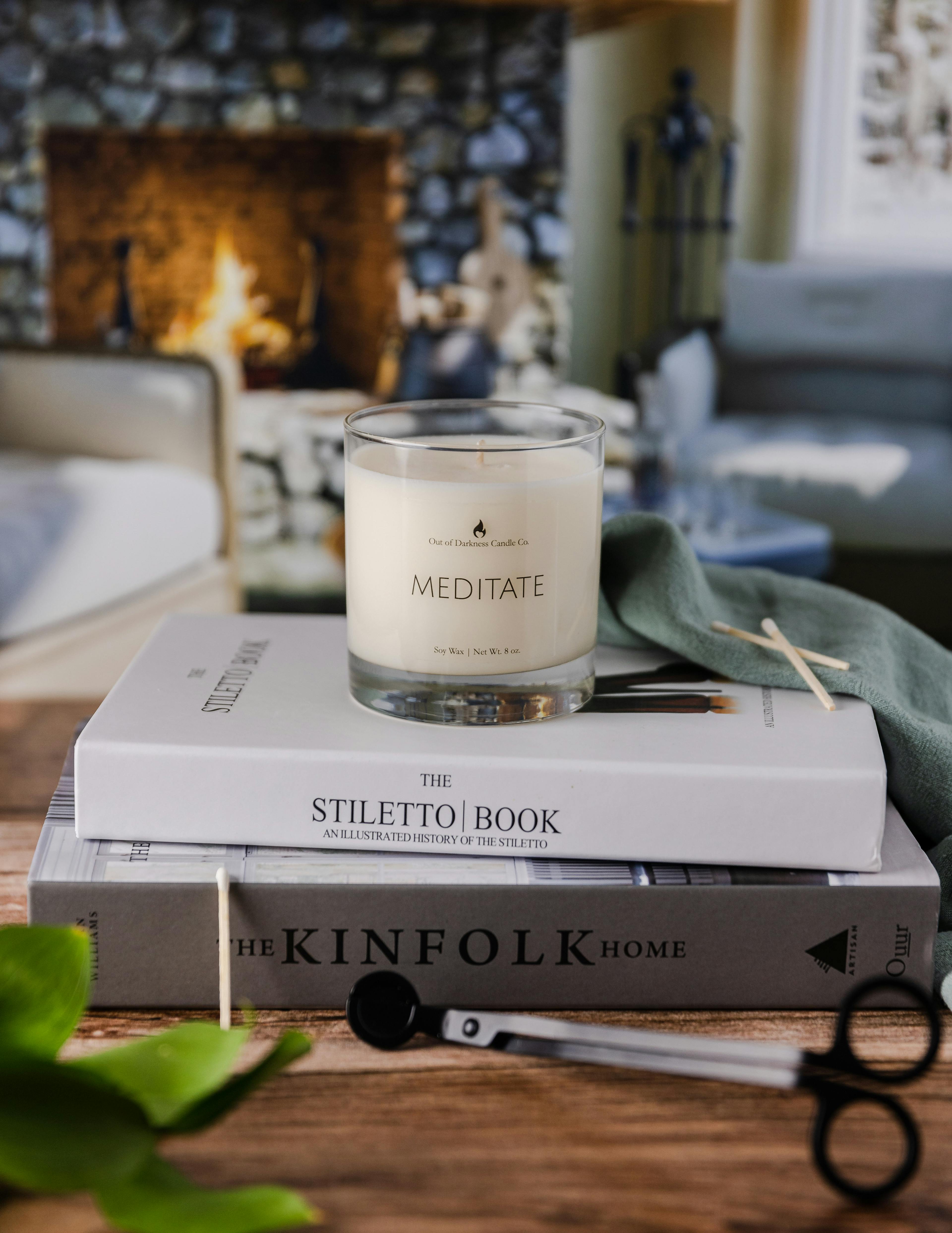 Mediate - An 8 oz Soy candle for mindfulness 