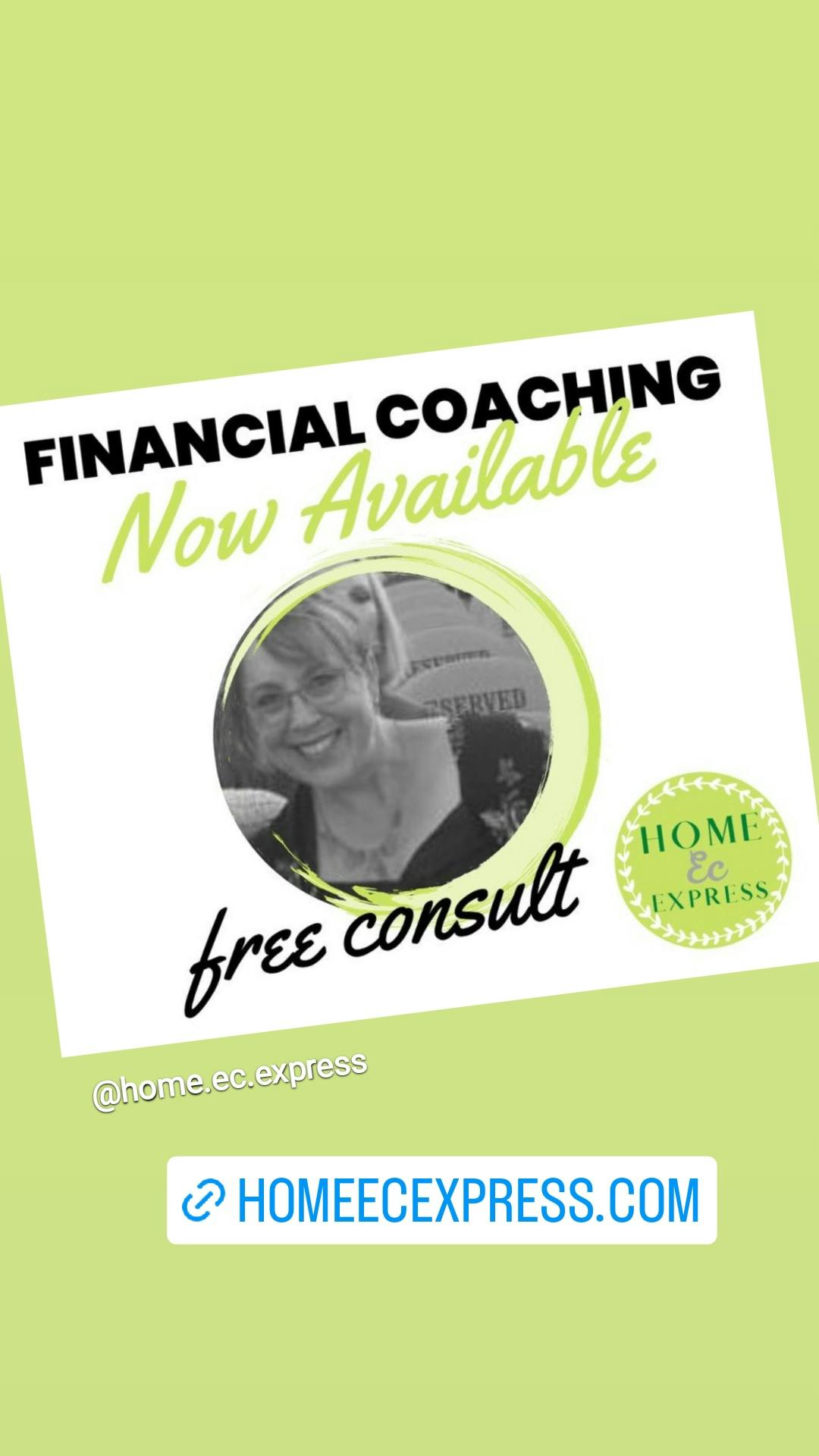 One hour financial coaching session