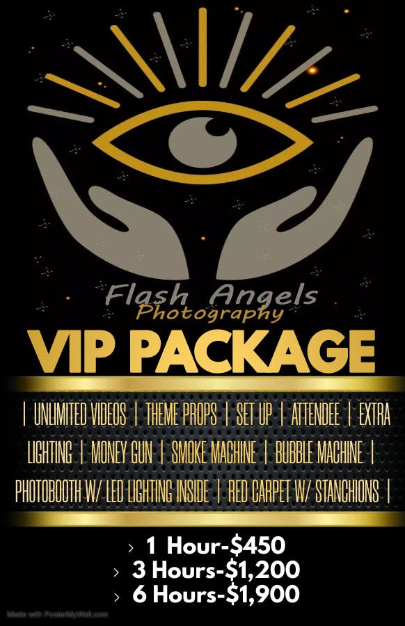 VIP package; 360° Booth 