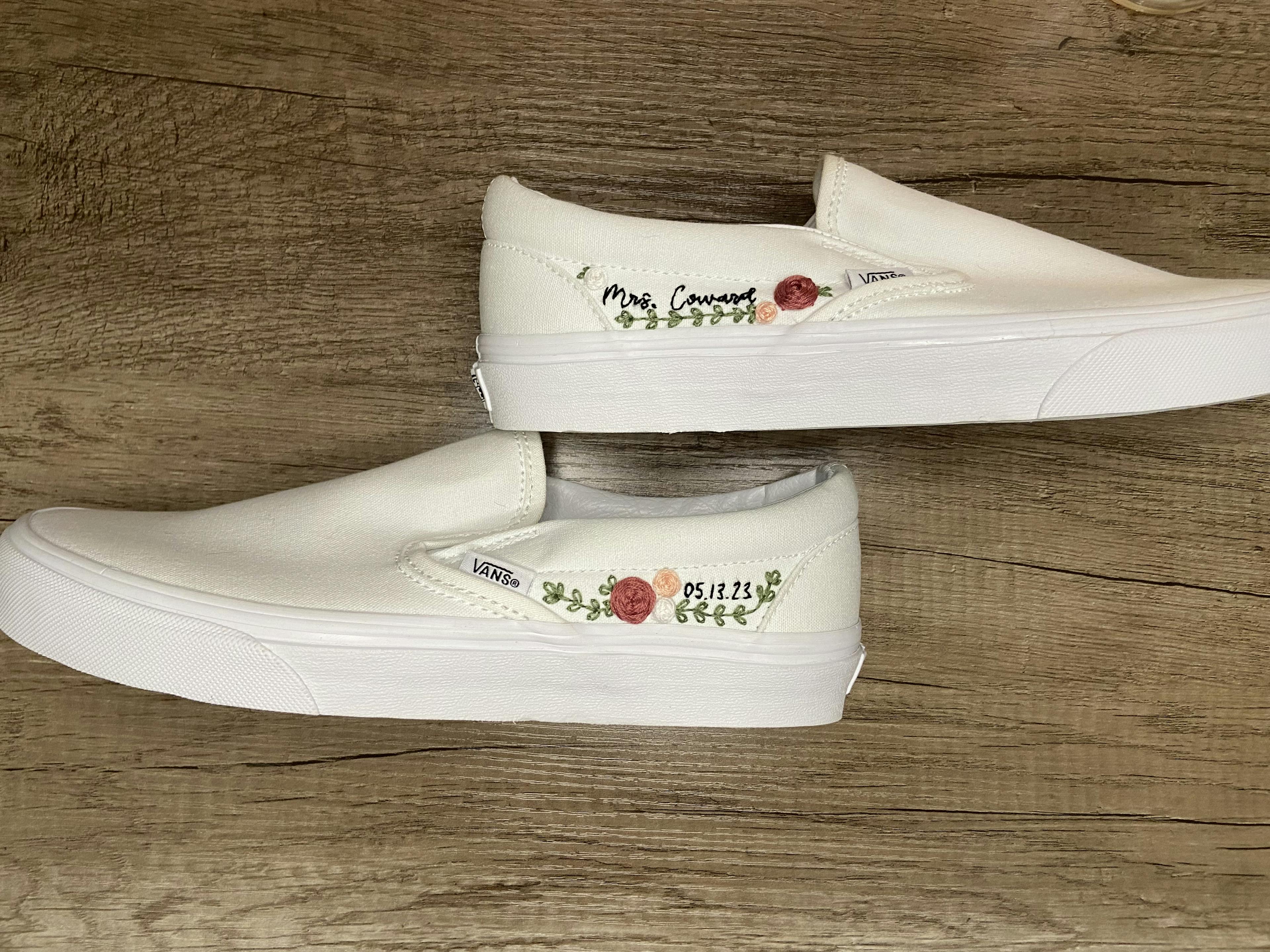 Custom Hand-Embroidered Vans/Shoes