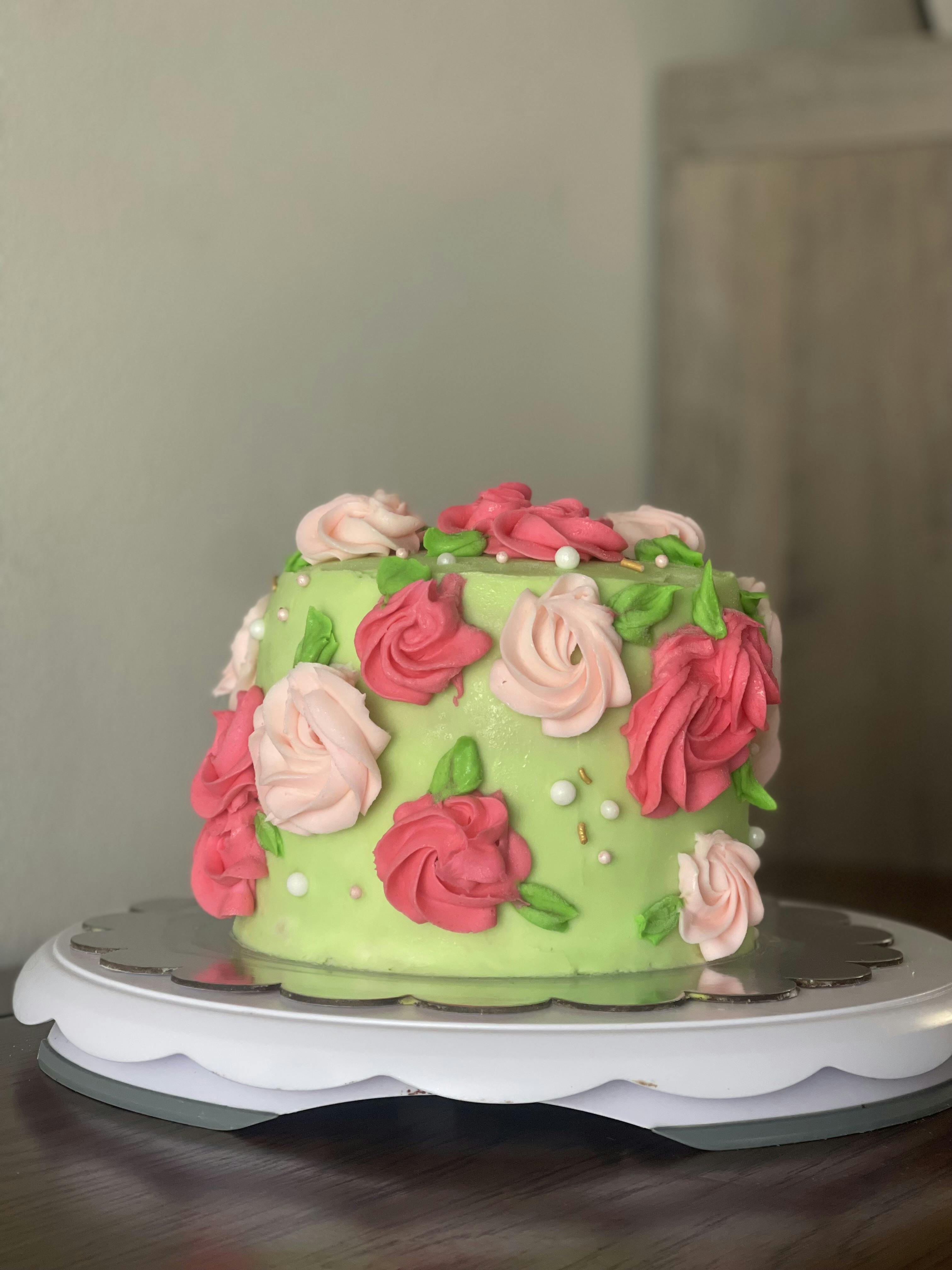 6 inch rosette cake 