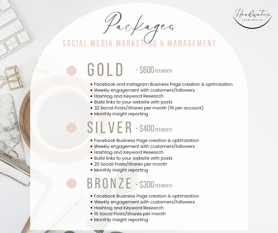Social Media Marketing & Management Packages 