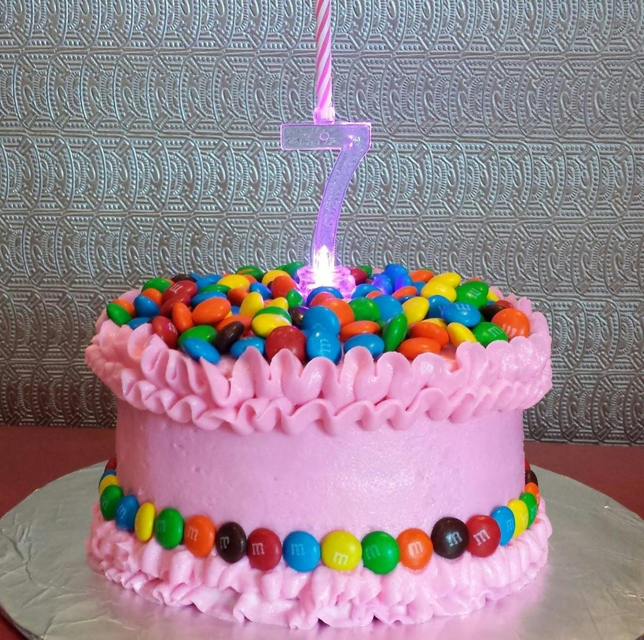 Classic Candy Frills Birthday Cake