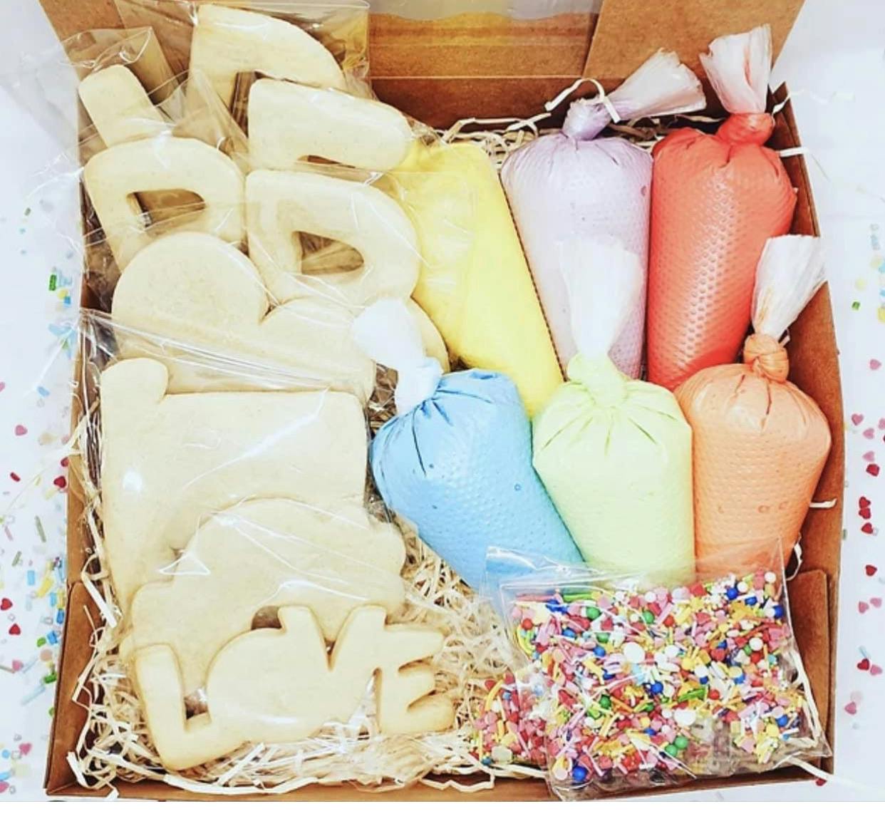 DIY pride month cookie decorating kit 