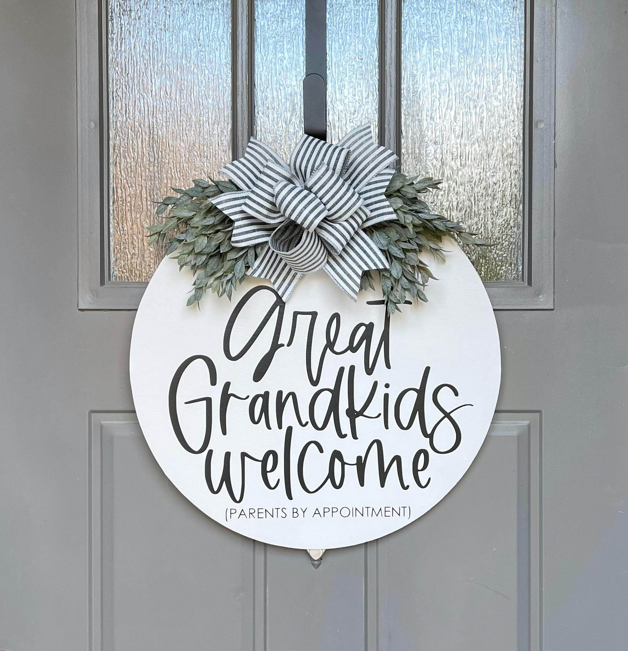 Great Grandkids Welcome Sign