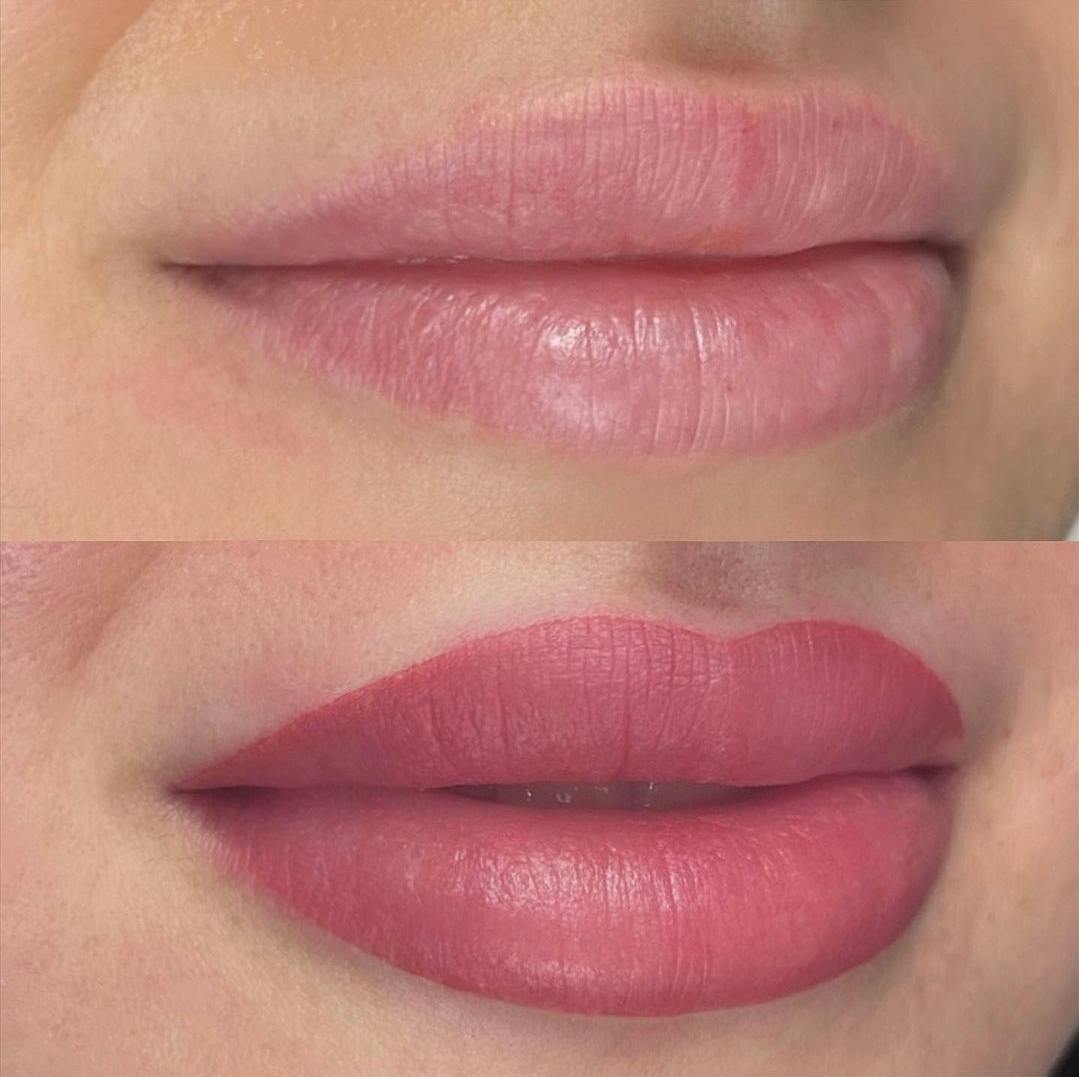 Permanent lip tint 