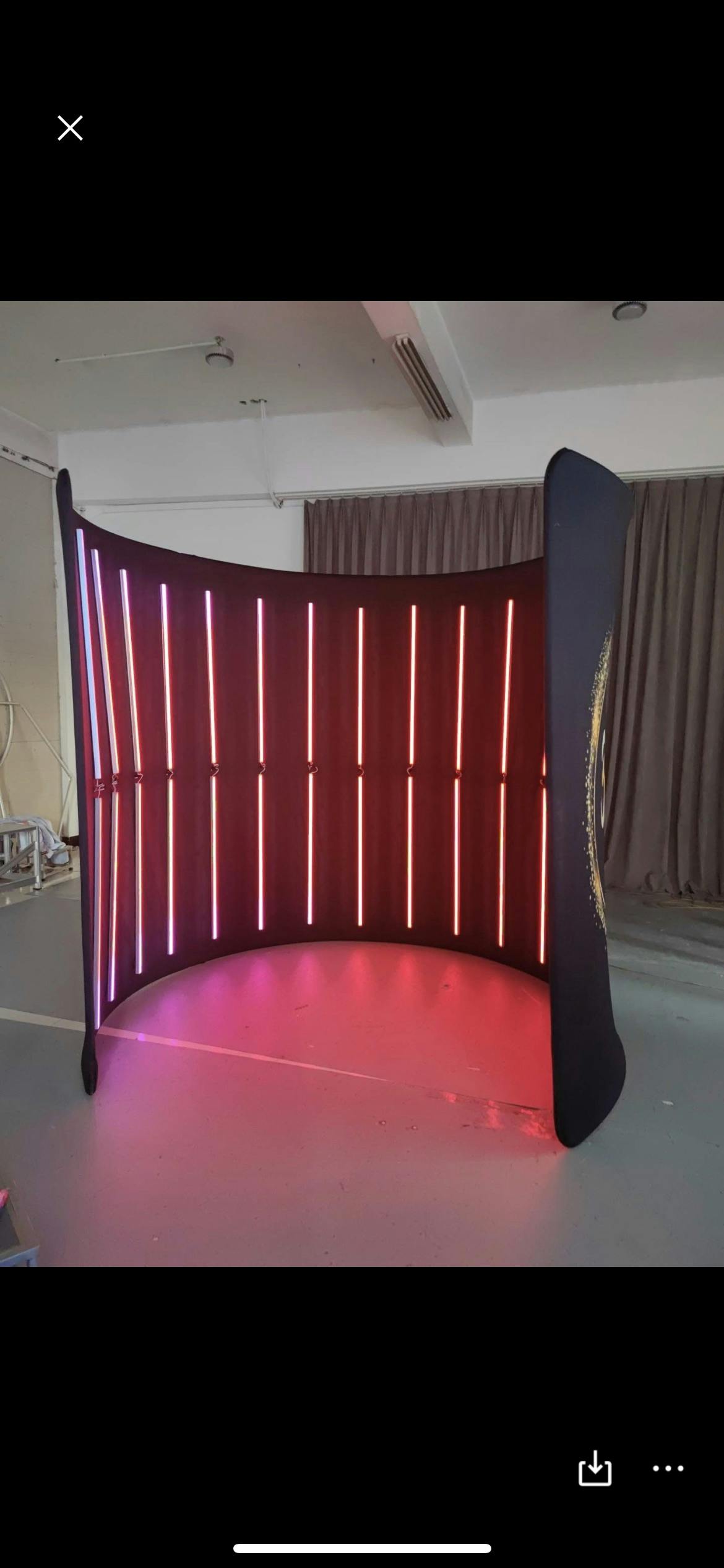 Enclosed LED Backdrop Rental