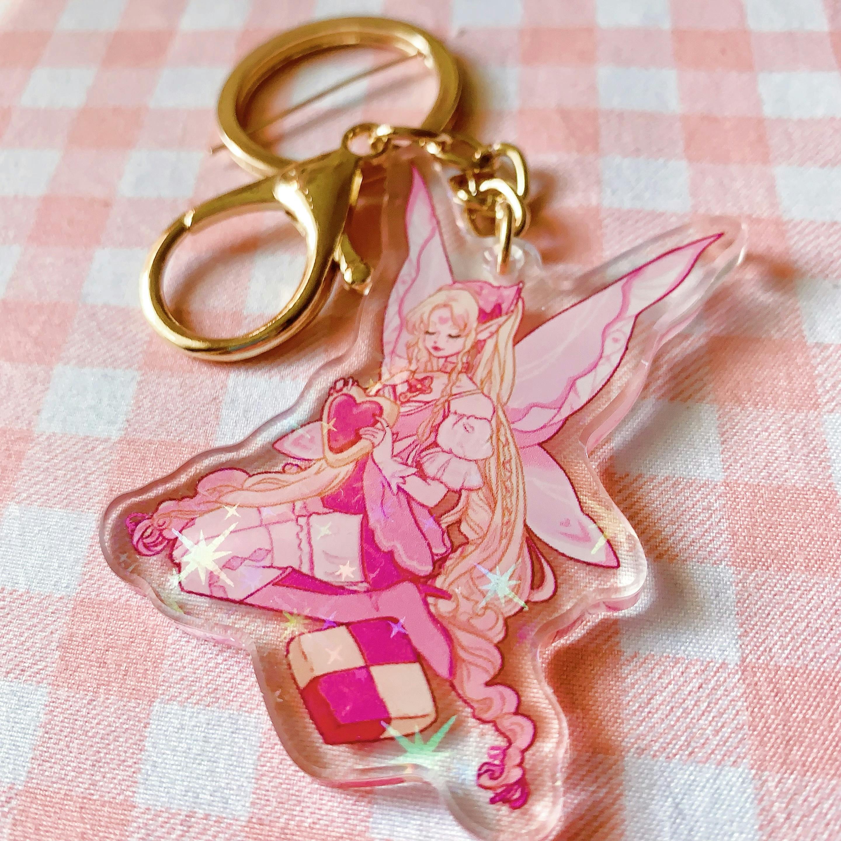 Sugar Fairy Charm Keychain