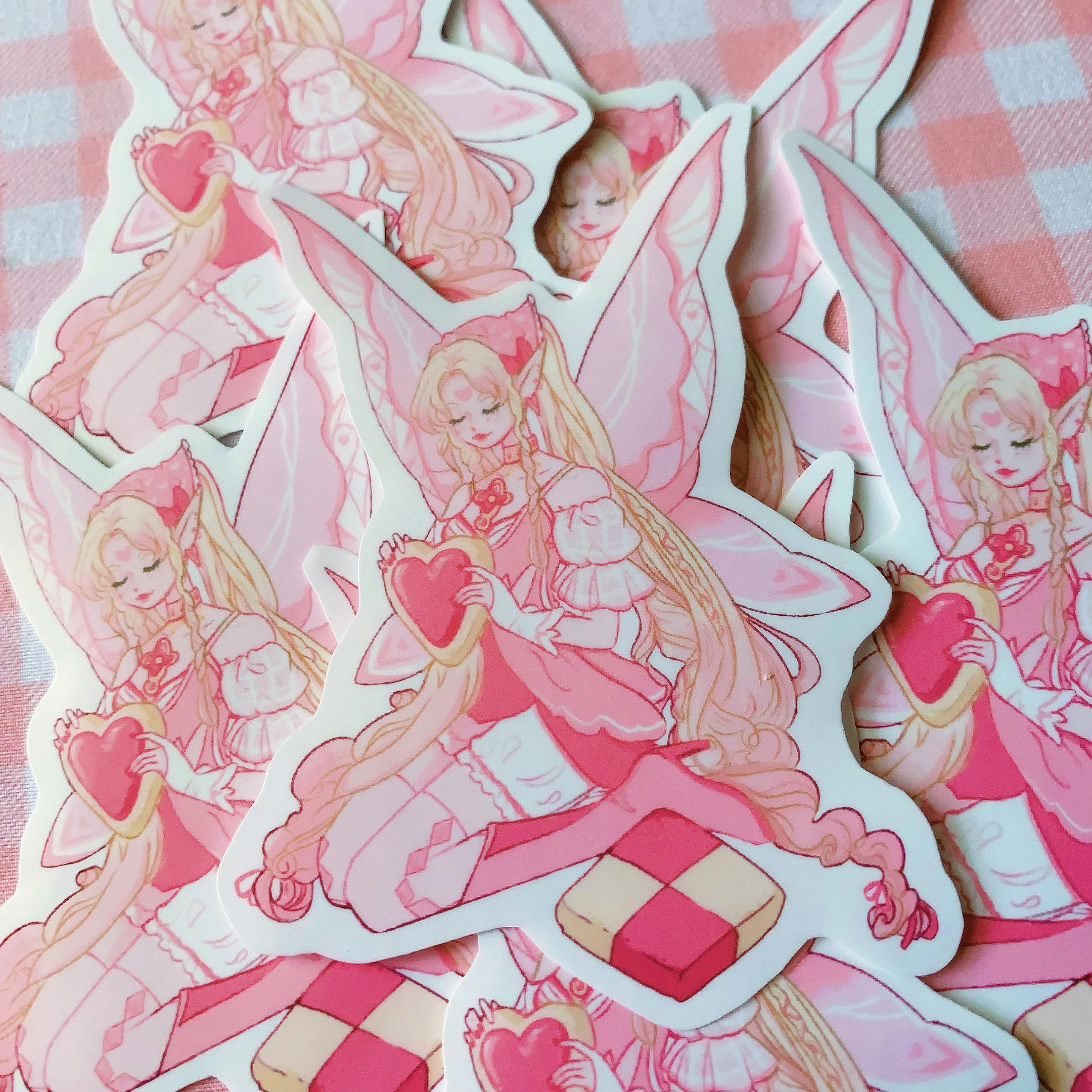 Pink Sugar Fairy Vinyl Sticker