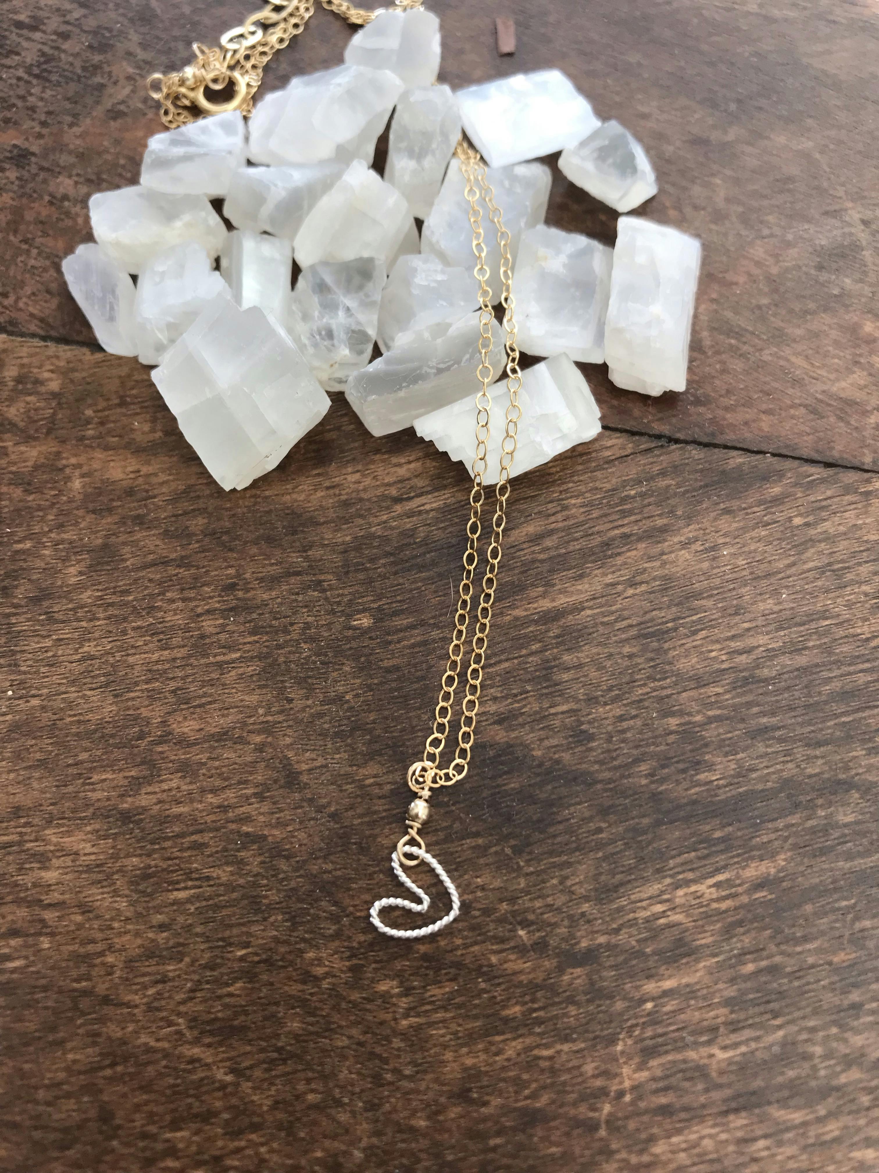 Hand formed heart Necklace mini
