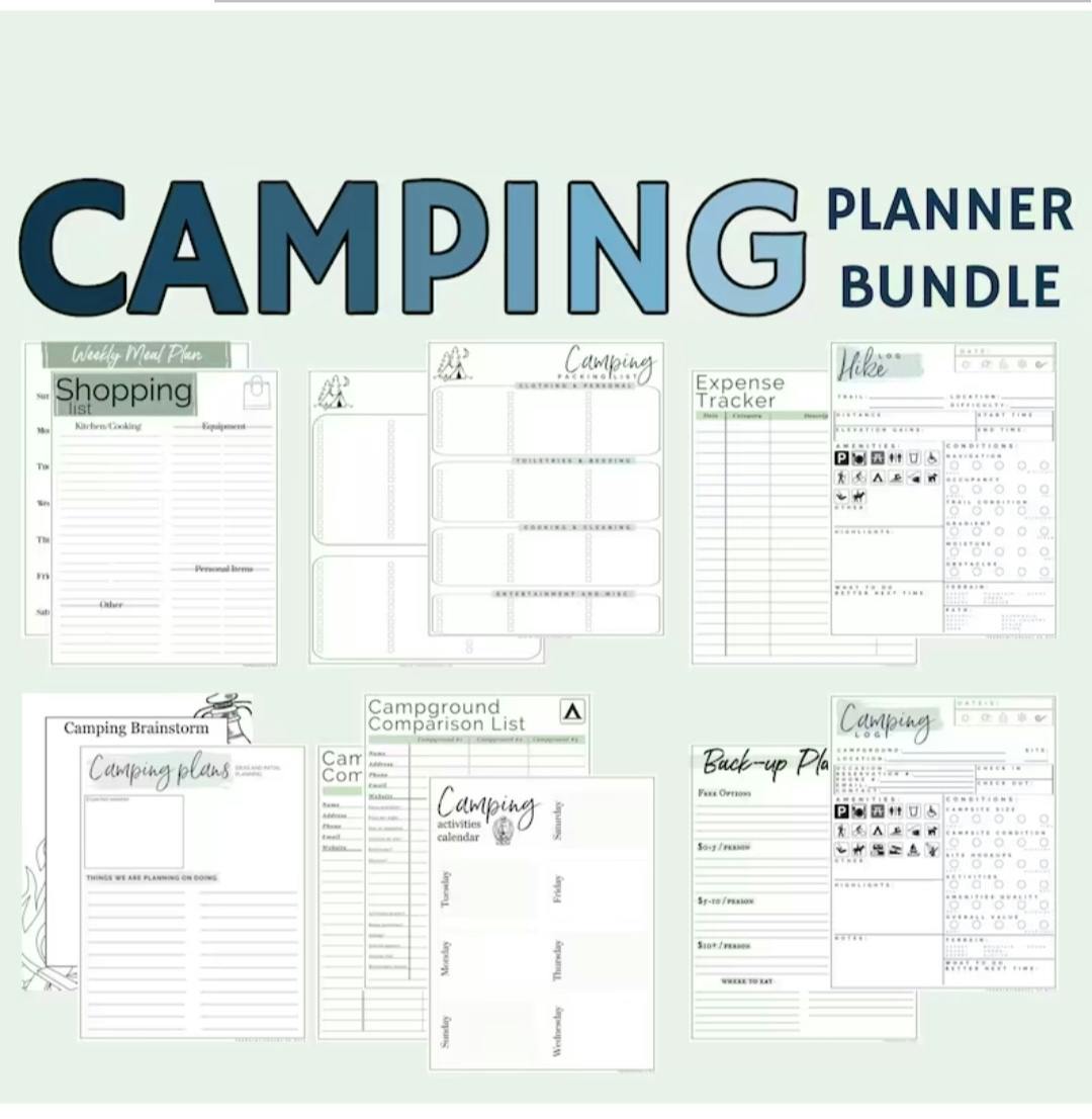 Camping Planner Bundle